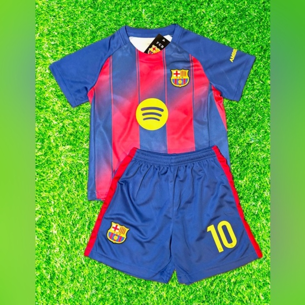 Lamine Yamal Toddler Soccer Jersey 4-5T Size 20 Barc Football Yamal 19 Kit